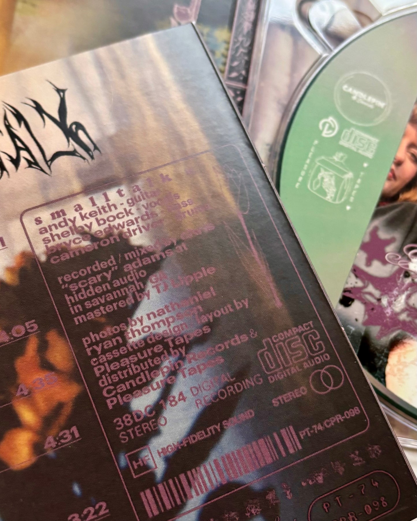 PT-74 / CPR-098 “as if” by smalltalk - compact disc