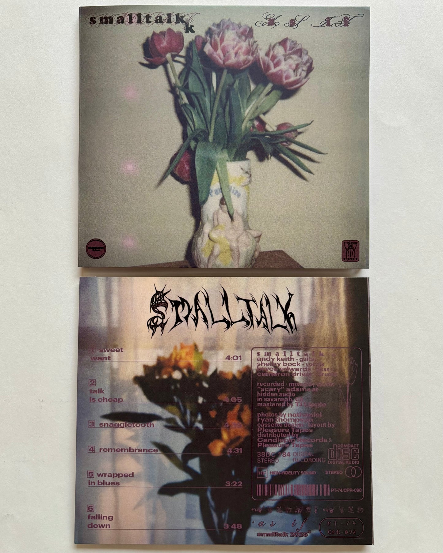 PT-74 / CPR-098 “as if” by smalltalk - compact disc
