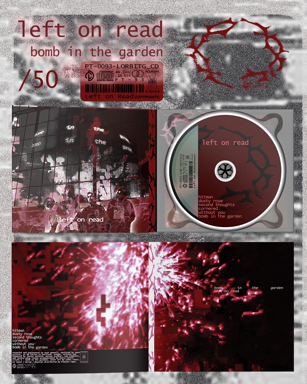 PT-93 “Bomb In The Garden” by Left On Read (ltd. 50)