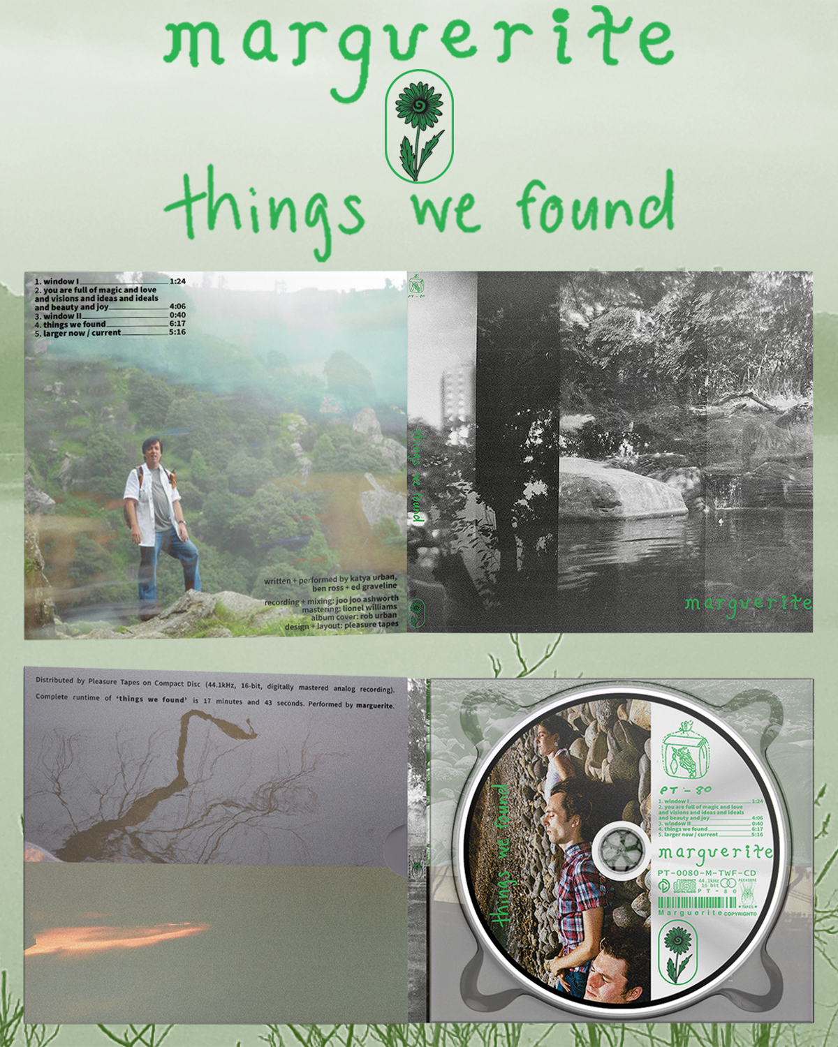 PT-80 CD “things we found” by marguerite (ltd. 50)
