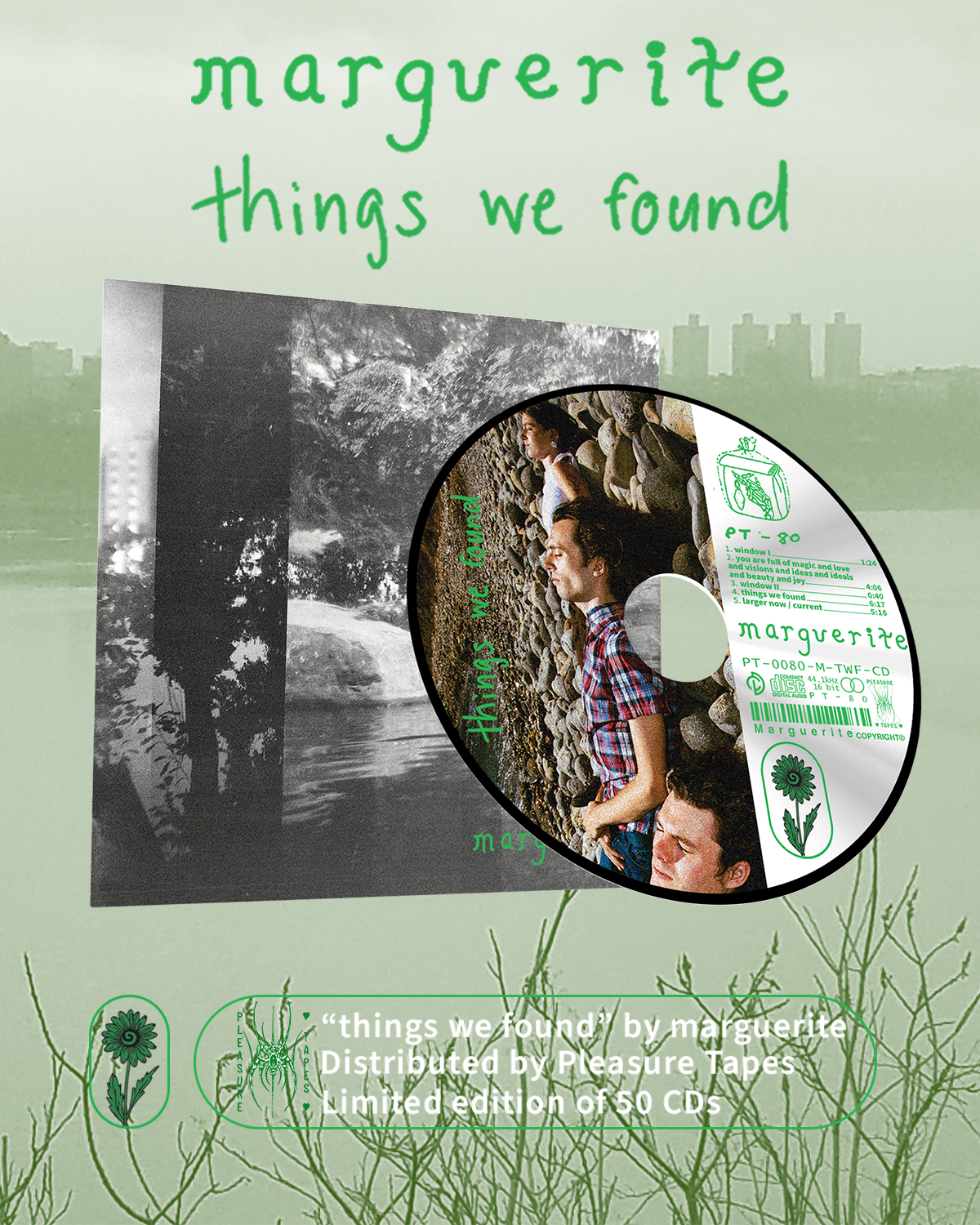 PT-80 CD “things we found” by marguerite (ltd. 50)
