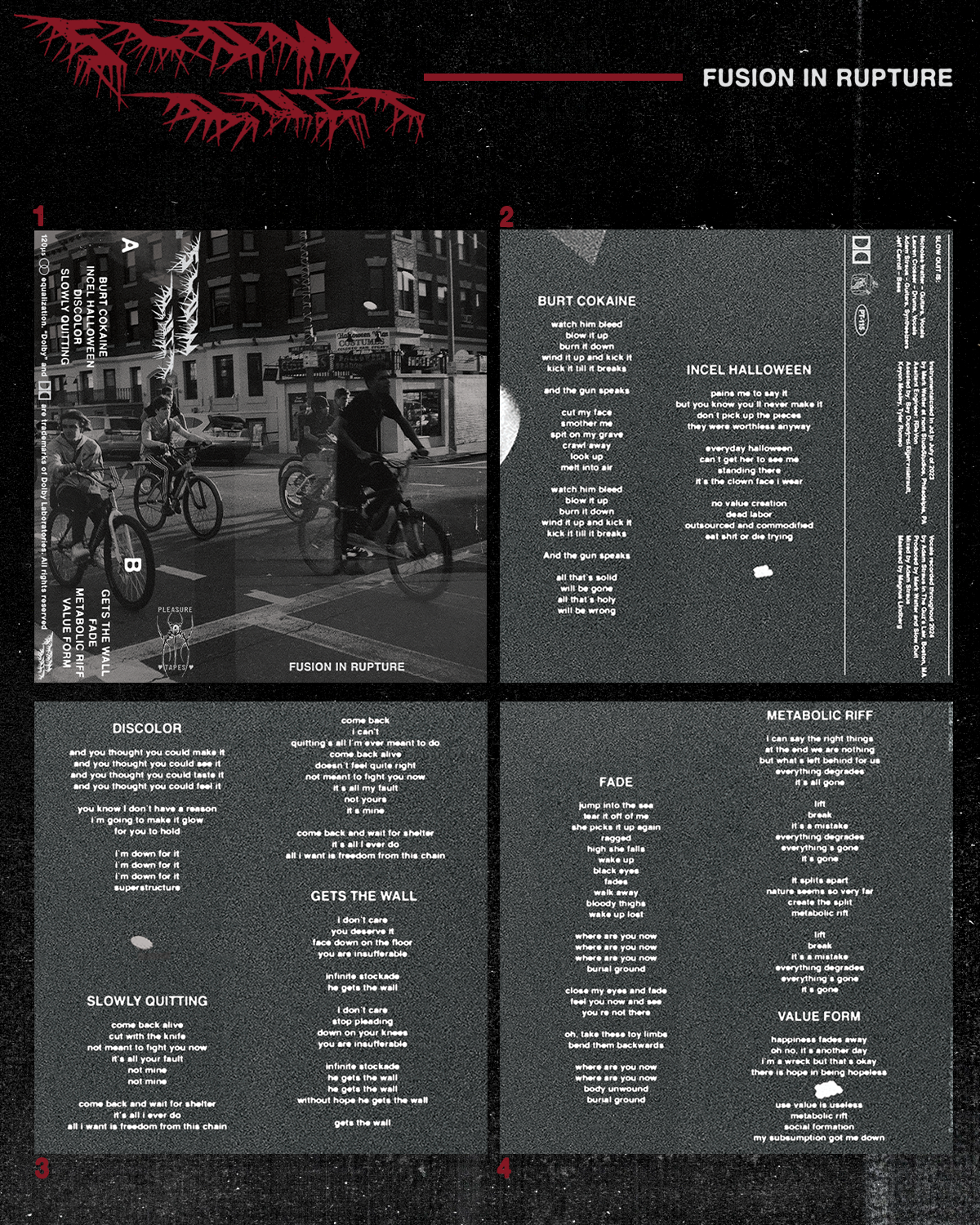 PT-115 “Fusion In Rupture” by Slow Quit (ltd. 50) *PREORDER*