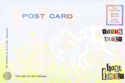 Host Family - 4”x6” postcard