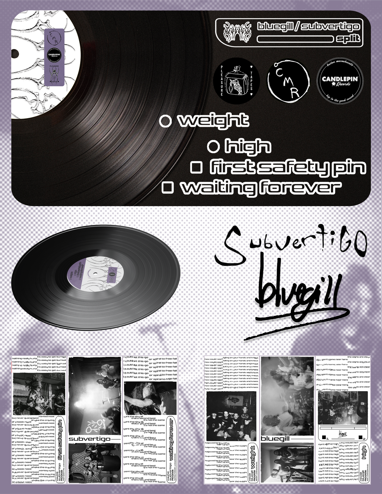 PT-133 “Split” by Bluegill / Subvertigo (ltd. 50) *PREORDER*