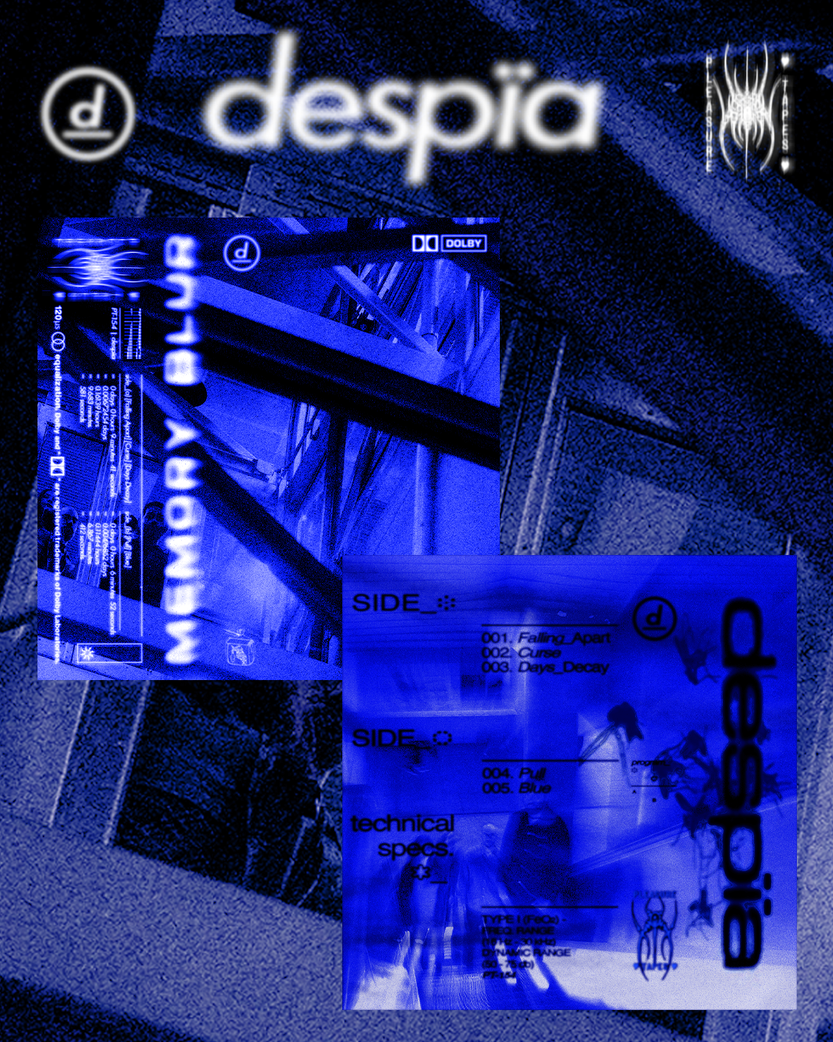 PT-154 ‘Memory Blur’ by despïa (ltd. 25) *PREORDER*