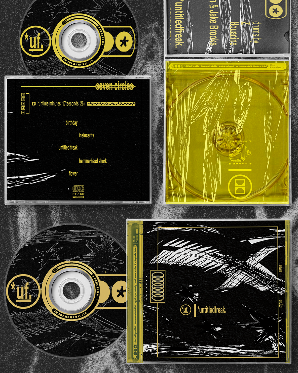 PT-160 ‘7 circles’ by untitled freak (ltd. 50) *PREORDER*