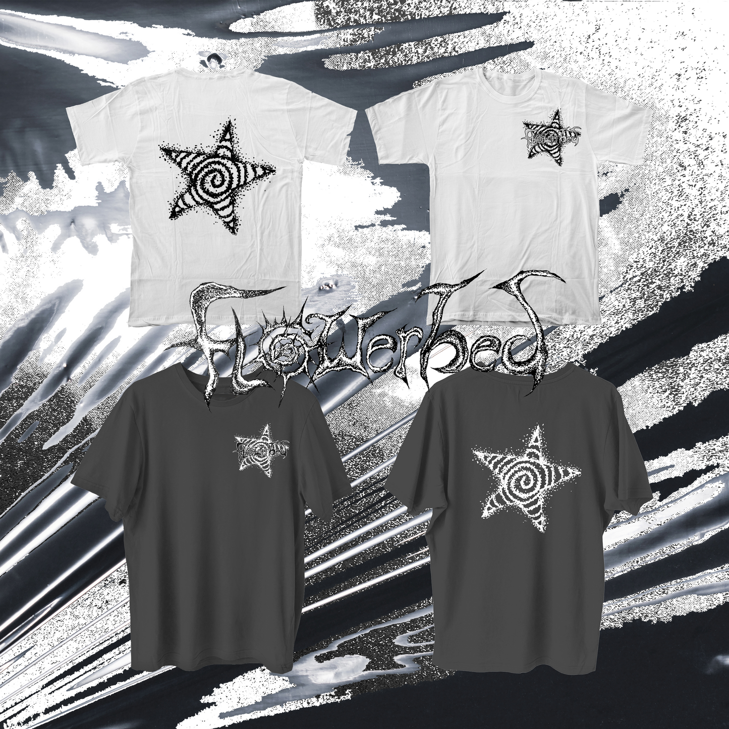 Flowerbed - Black Star Shirt