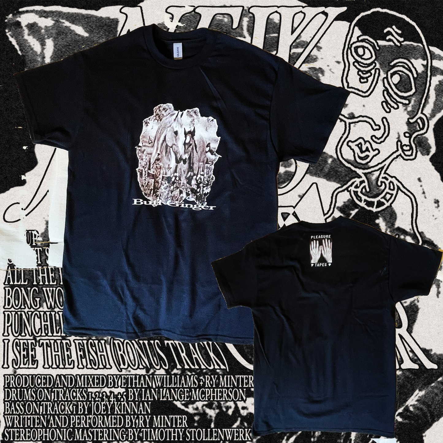 Buff Ginger “Horses” T-shirt