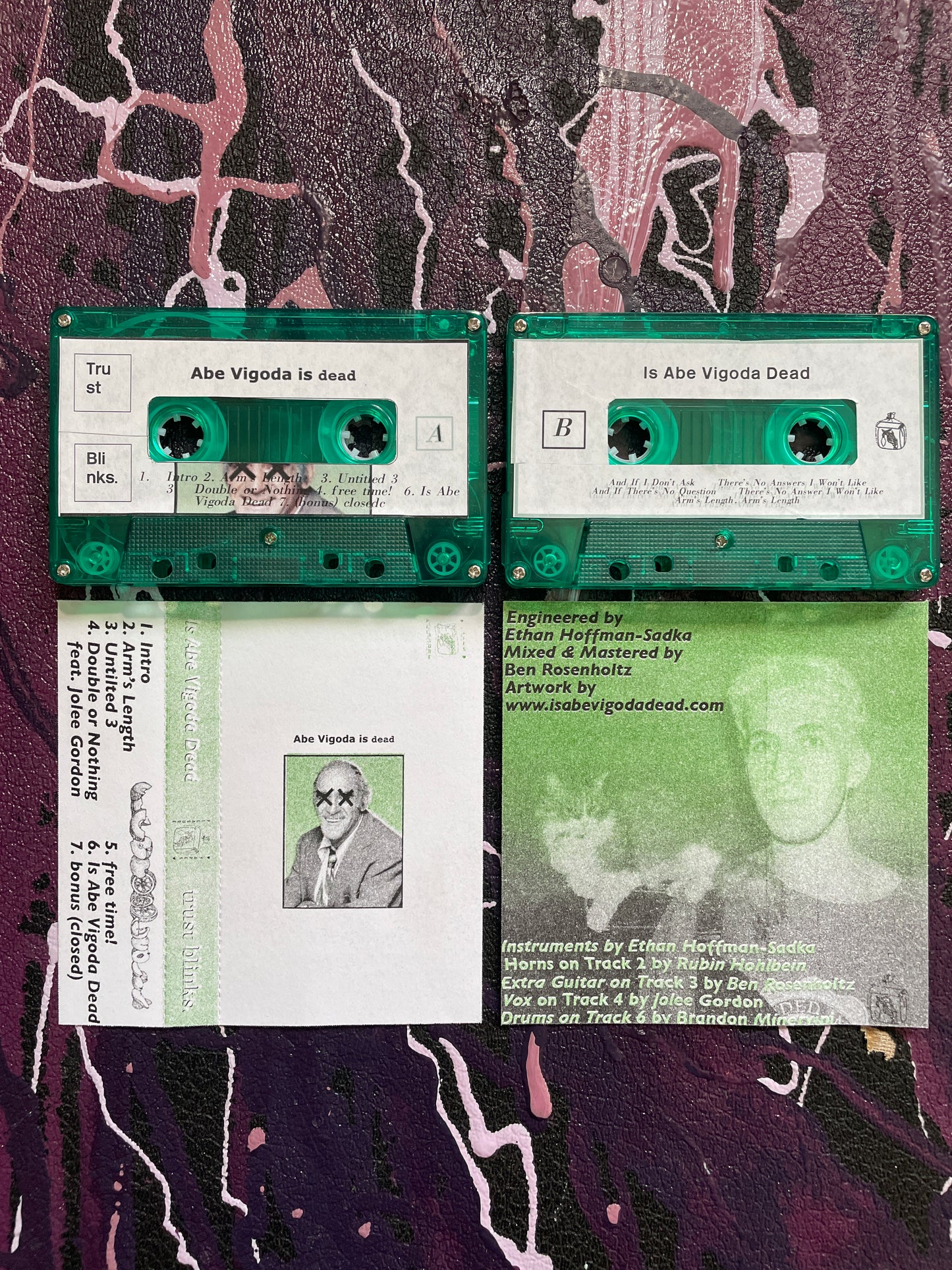 “Is Abe Vigoda Dead” by Trust Blinks (ltd. 25)