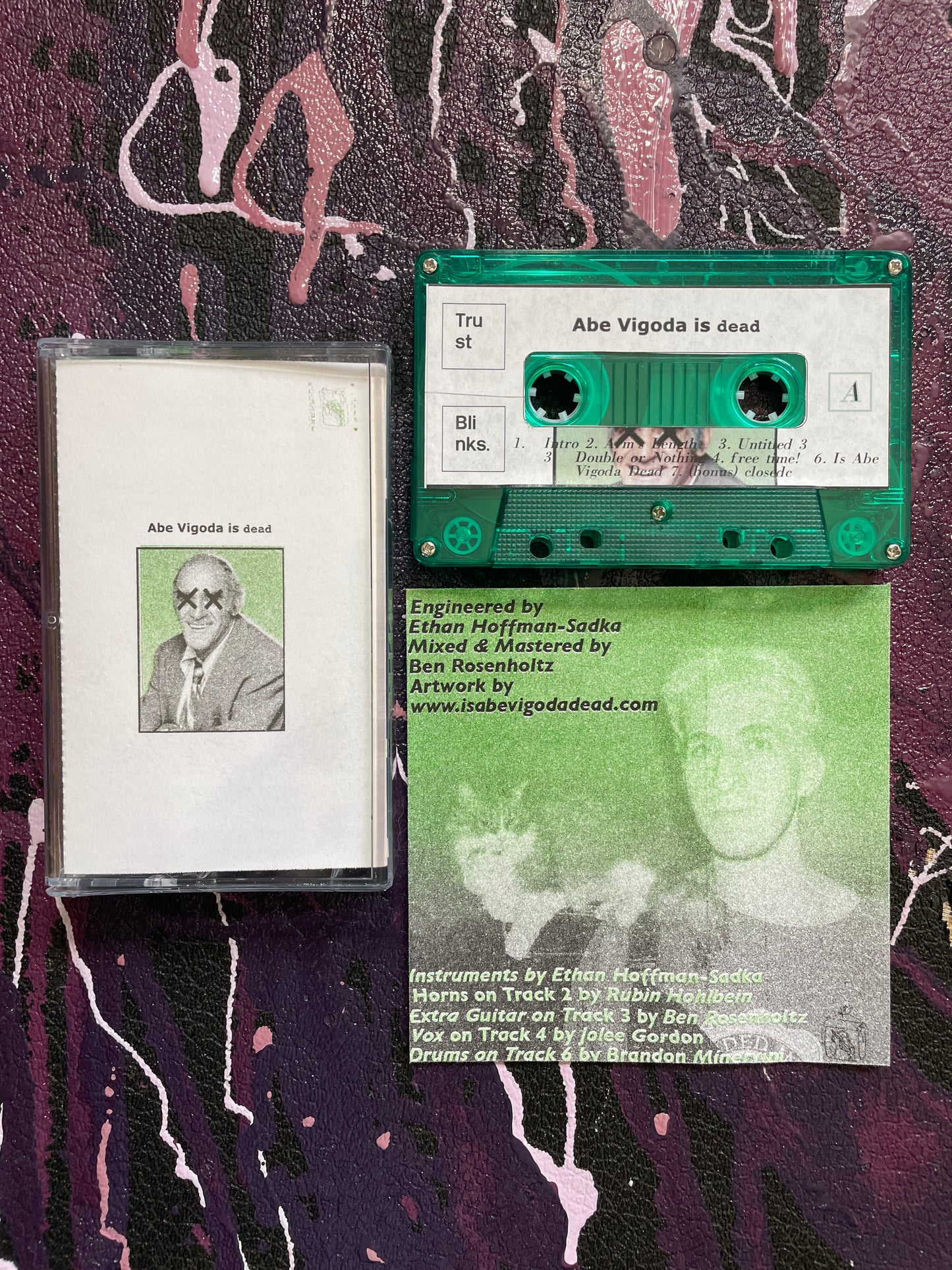 “Is Abe Vigoda Dead” by Trust Blinks (ltd. 25)