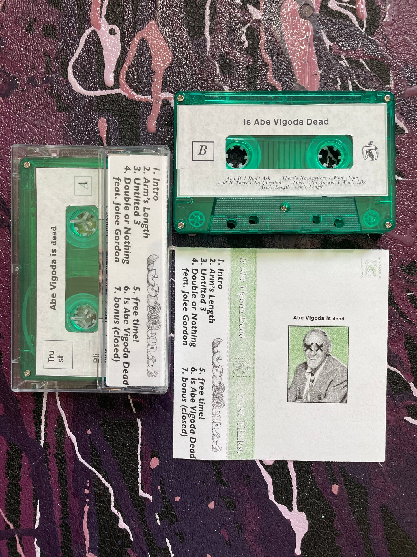 “Is Abe Vigoda Dead” by Trust Blinks (ltd. 25)