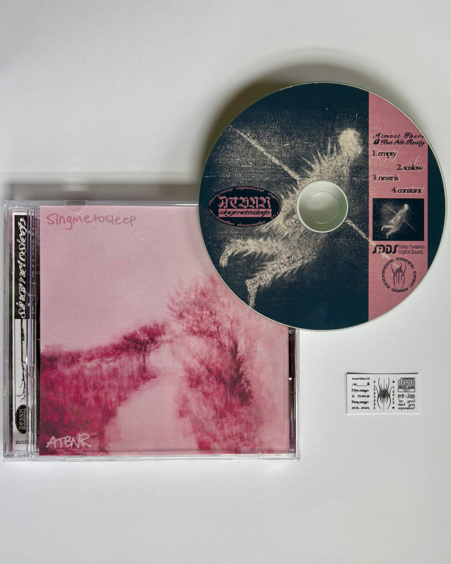 PT-205 ‘singmetosleep’ by Almost There But Not Really (ltd. 45)