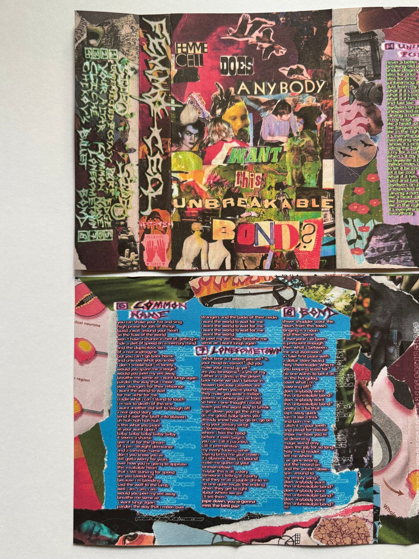 PT-98 “Does Anybody Want This Unbreakable Bond?” by Femme Cell (ltd. 50) [2nd pressing]