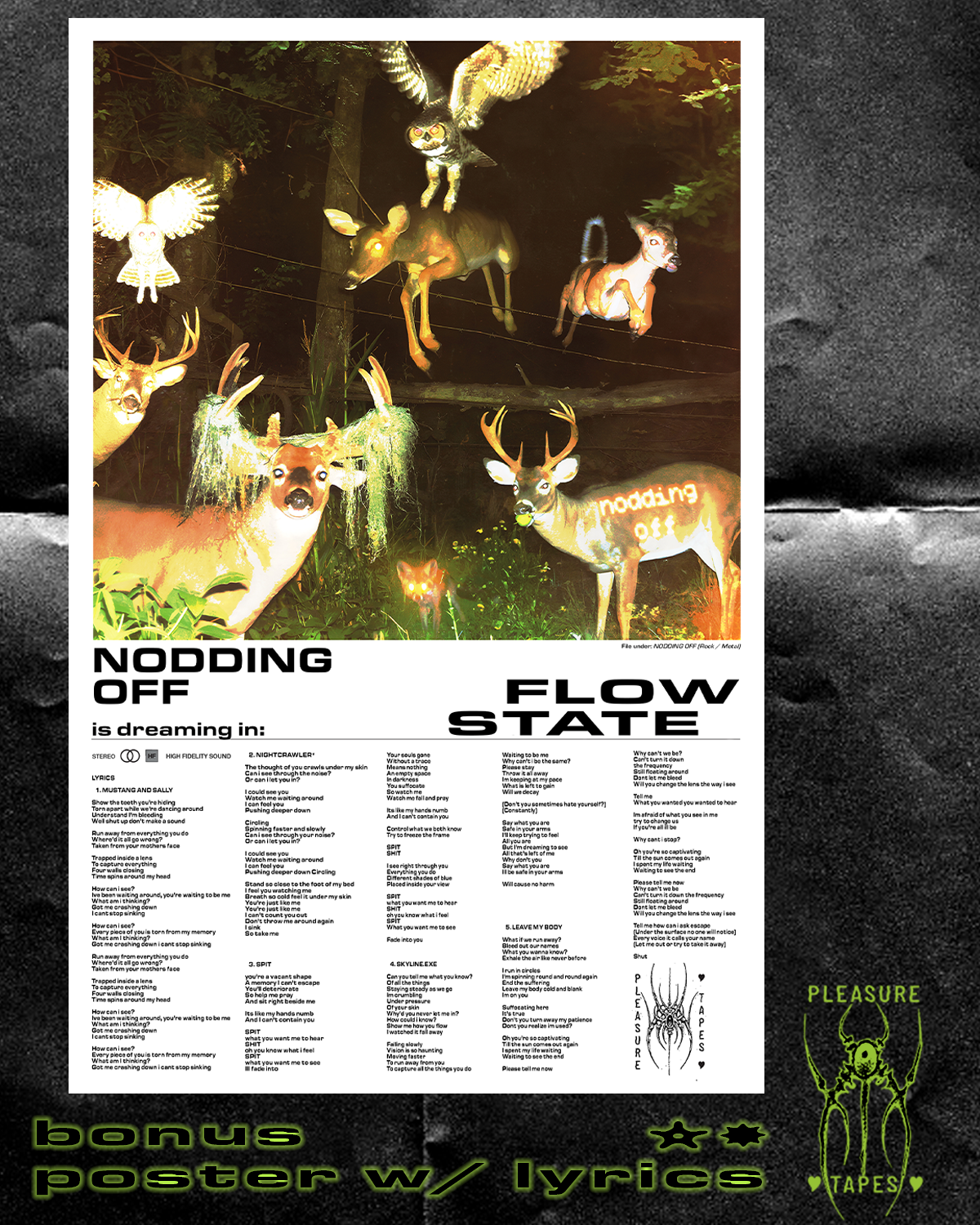 PT-152 ‘FLOW STATE’ by NODDING OFF (cassette ltd. 35) *PREORDER*