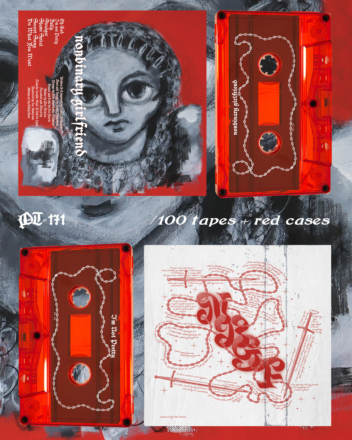 PT-171 ‘IM NOT PRETTY’ by NONBINARY GIRLFRIEND (ltd. 100) *PREORDER*