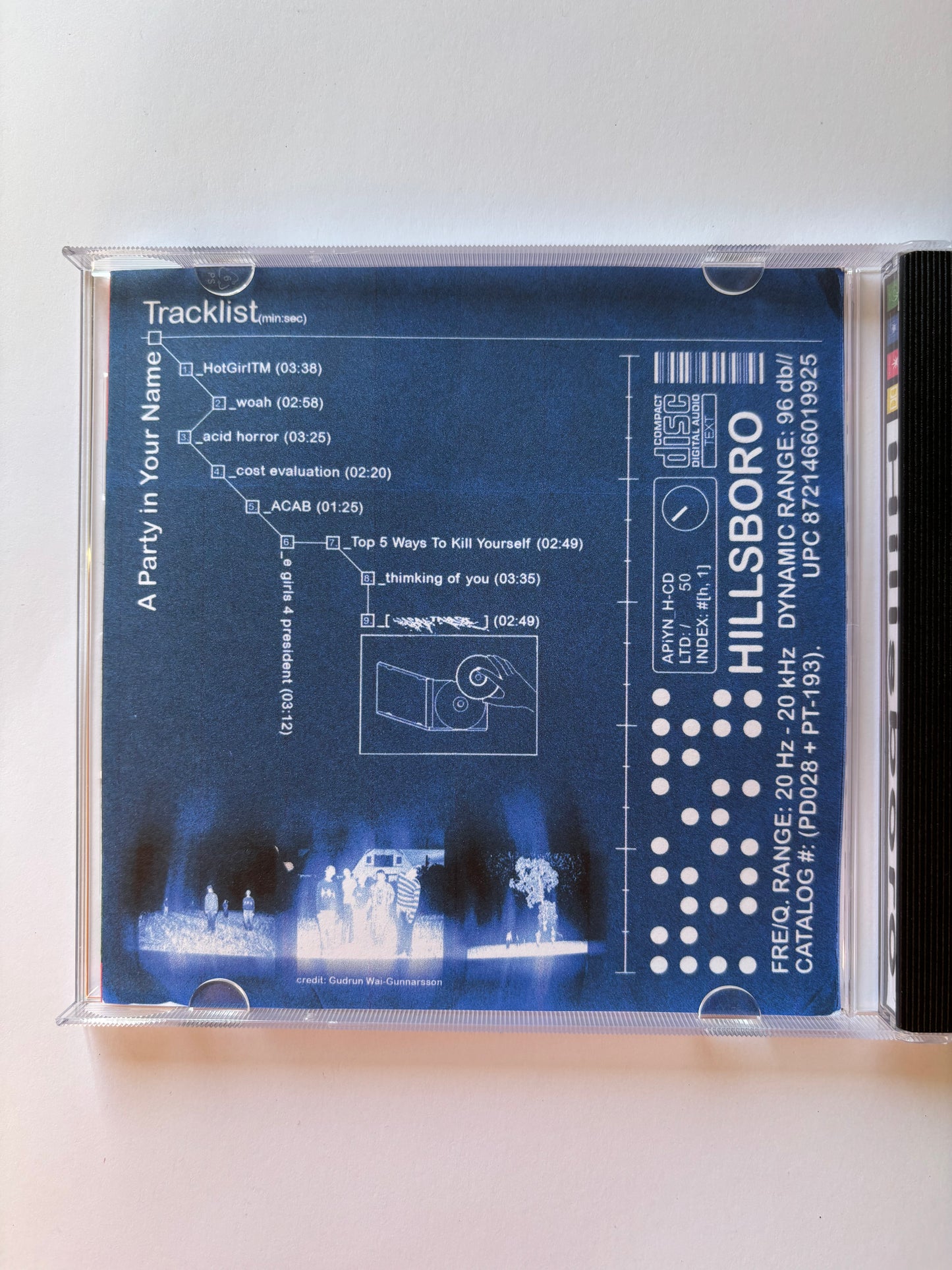 PT-193 ‘A Party in Your Name’ by Hillsboro - CD (ltd. 50)