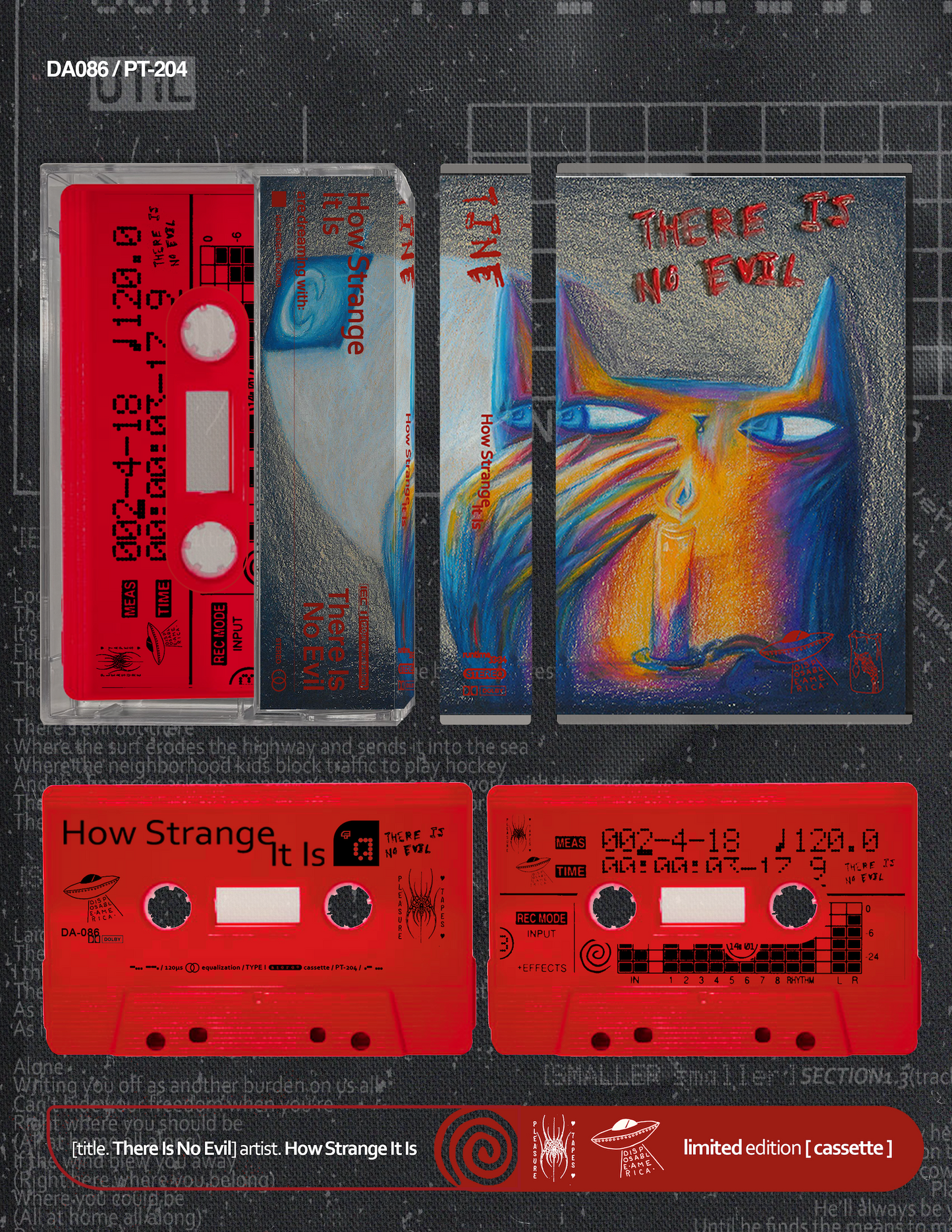 PT-204 / DA086 ‘There Is No Evil’ by How Strange It Is *PREORDER*